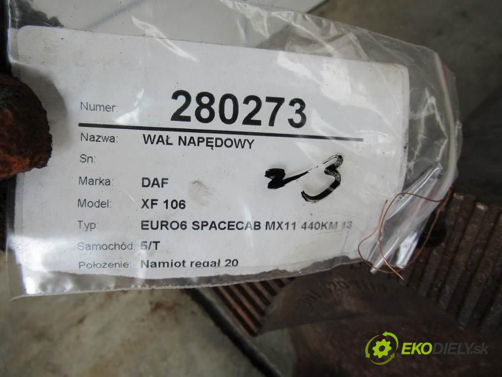 DAF XF 106  2013  EURO6 SPACECAB MX11 440KM 13- 11000 Kardaň, hriadeľ hnací  (Kardaňové hriadele)