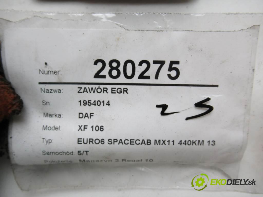 DAF XF 106  2013  EURO6 SPACECAB MX11 440KM 13- 11000 ventil EGR 1954014 (Recirkulace spalin EGR)