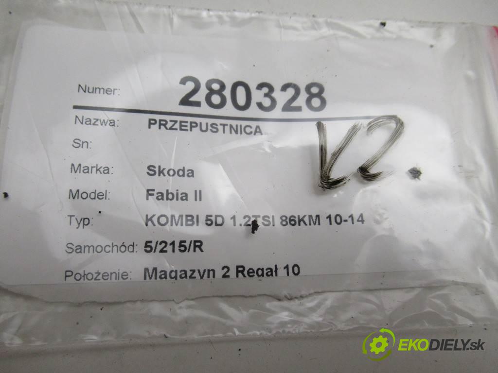 Skoda Fabia II  2010 63KW KOMBI 5D 1.2TSI 86KM 10-14 1197 Škrtiaca klapka 03F133062 (Škrtiace klapky)