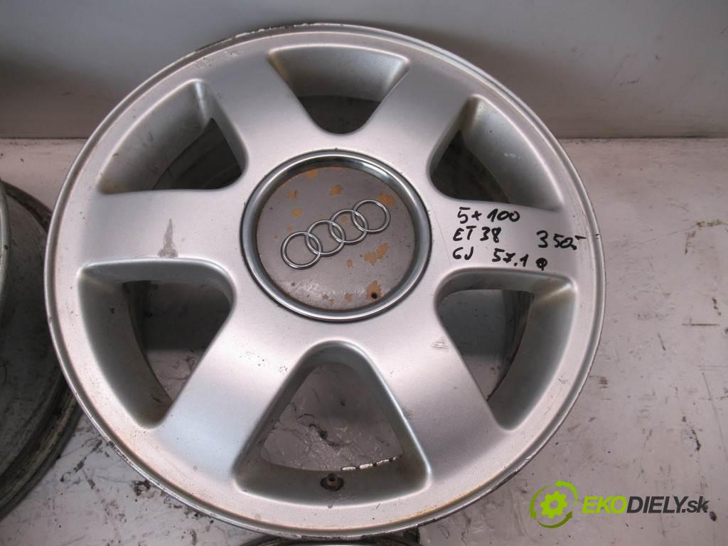 Audi     15 6J 5X100 ET38  disky hliníkové - 15  (Hliníkové)