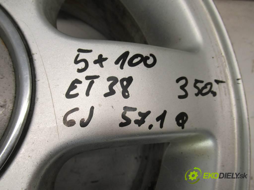 Audi     15 6J 5X100 ET38  disky hliníkové - 15  (Hliníkové)