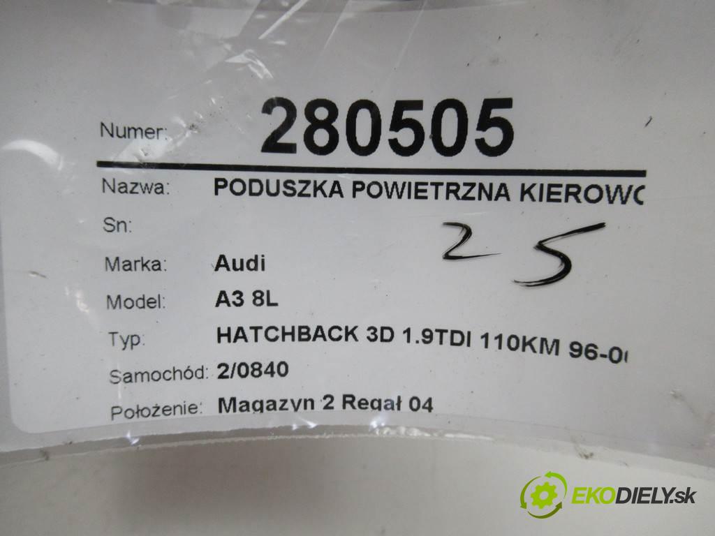 Audi A3 8L  1998 81 kW HATCHBACK 3D 1.9TDI 110KM 96-00 1900 AirBag - volantu 8L0880201J (Airbagy)