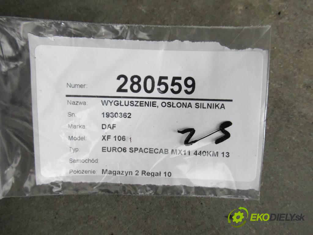 DAF XF 106    EURO6 SPACECAB MX11 440KM 13-  odhlučnění clona motora 1930362