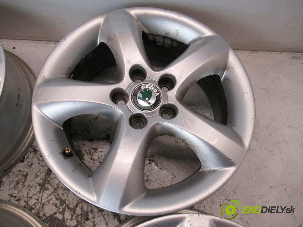 Skoda     15 6J 5X100 ET43  disky hliníkové - 15  (Hliníkové)