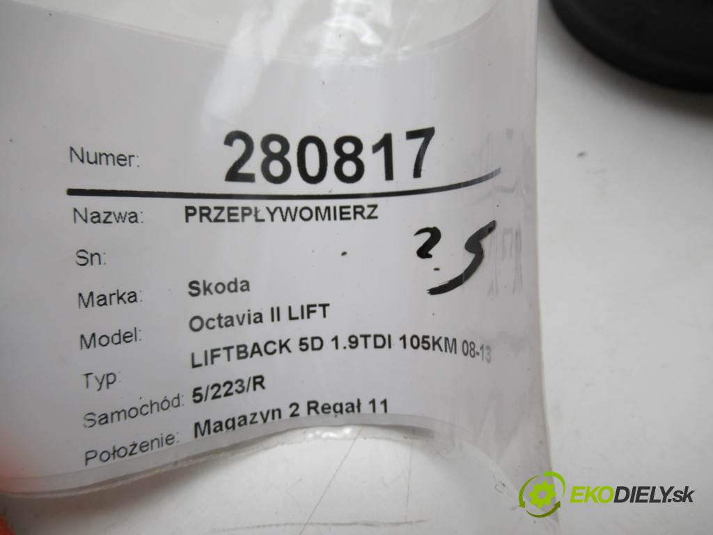 Skoda Octavia II LIFT  2009 77 kW LIFTBACK 5D 1.9TDI 105KM 08-13 1900 Váha vzduchu 038906461B (Váhy vzduchu)