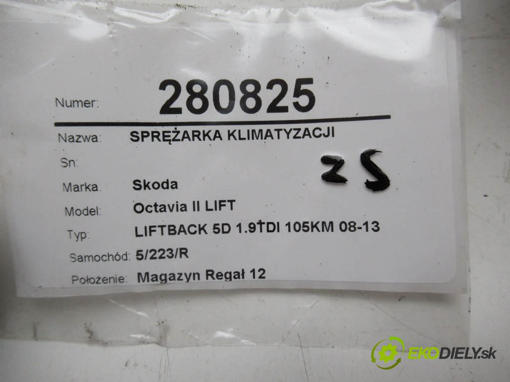 Skoda Octavia II LIFT  2009 77 kW LIFTBACK 5D 1.9TDI 105KM 08-13 1900 Kompresor klimatizácie TSP0155997 (Kompresory klimatizácie)