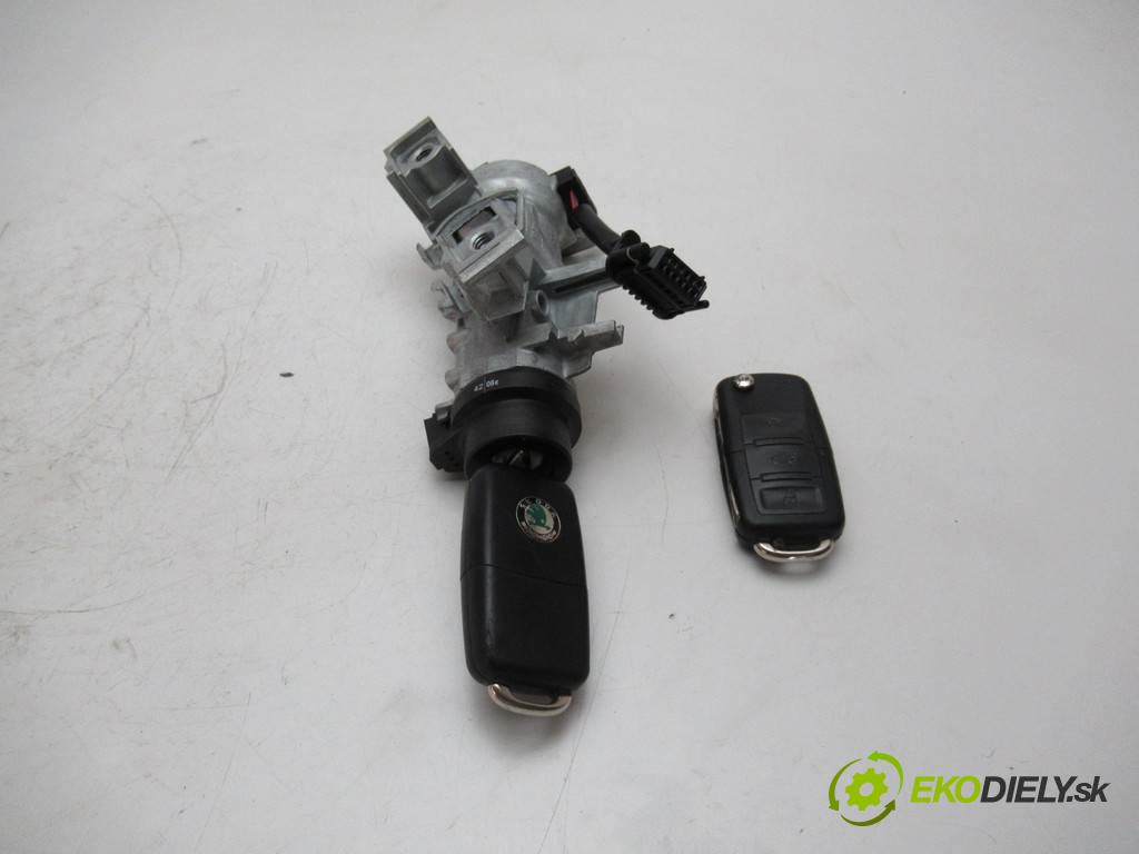 Skoda Octavia II LIFT  2009 77 kW LIFTBACK 5D 1.9TDI 105KM 08-13 1900 spínačka 1K0905851B (Spínací skříňky a klíče)