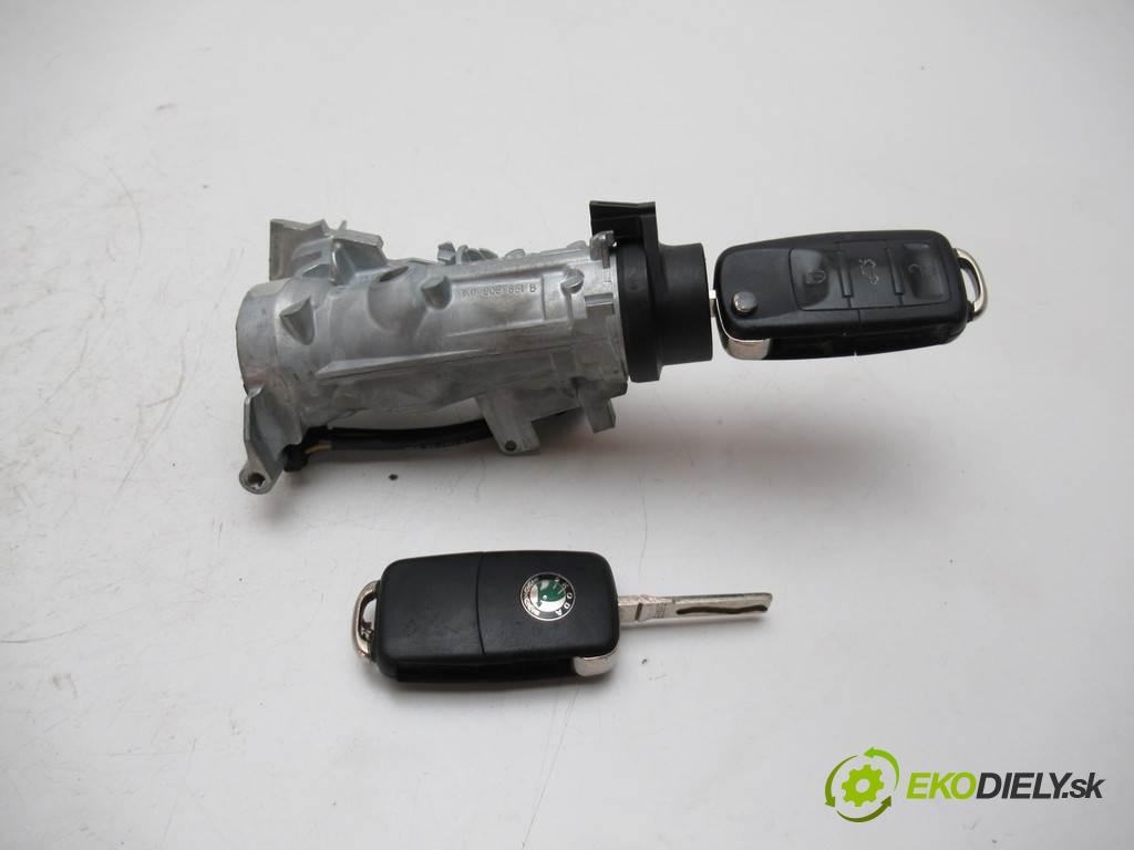 Skoda Octavia II LIFT  2009 77 kW LIFTBACK 5D 1.9TDI 105KM 08-13 1900 spínačka 1K0905851B (Spínací skříňky a klíče)