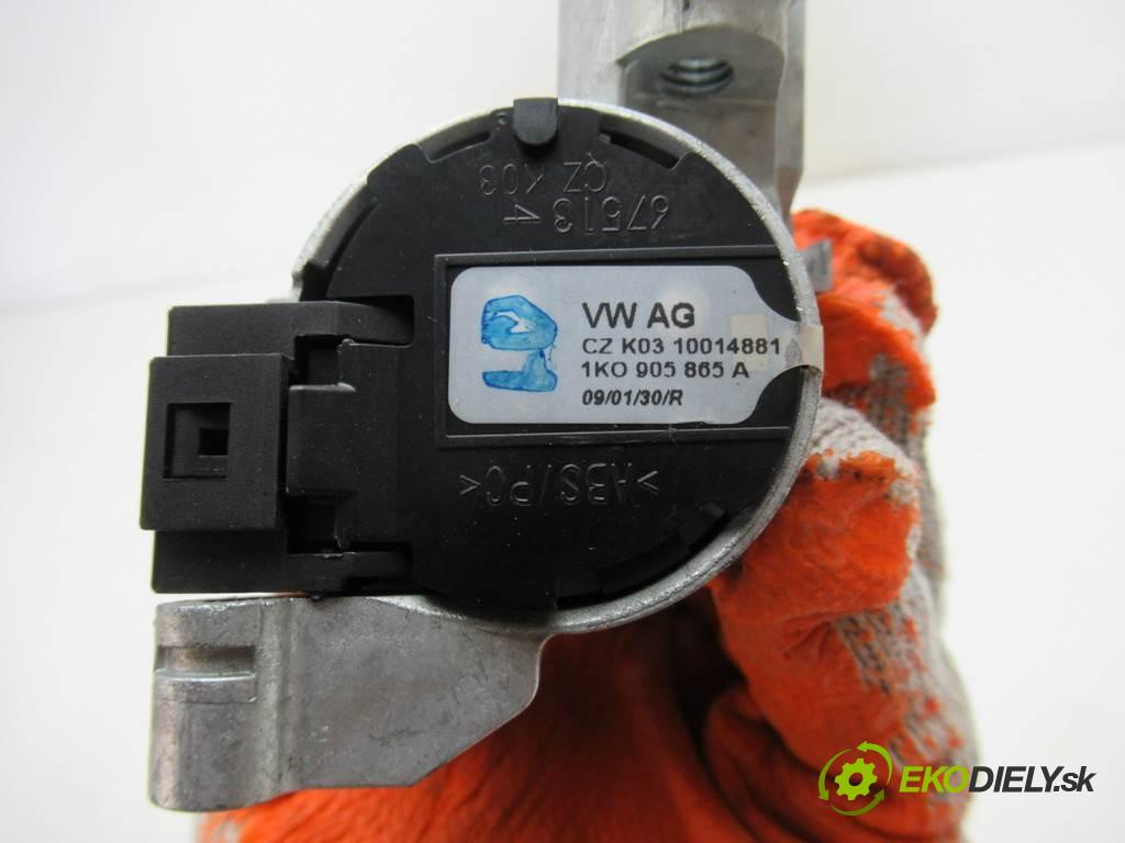 Skoda Octavia II LIFT  2009 77 kW LIFTBACK 5D 1.9TDI 105KM 08-13 1900 spínačka 1K0905851B (Spínací skříňky a klíče)