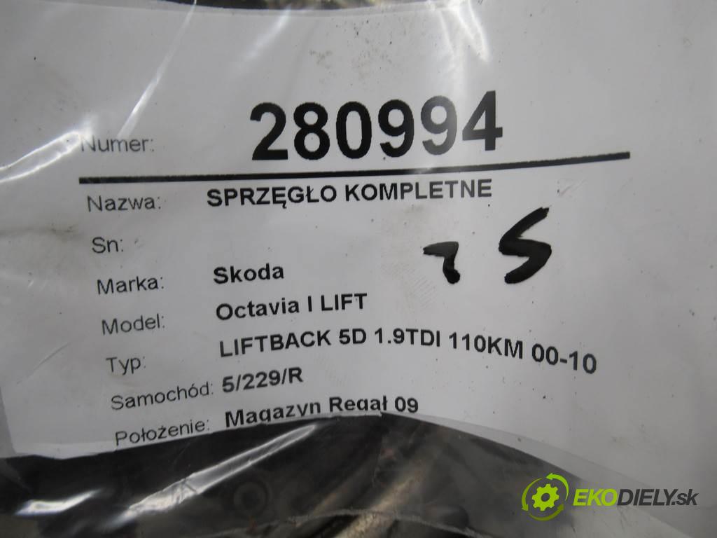 Skoda Octavia I LIFT  2004 81 kW LIFTBACK 5D 1.9TDI 110KM 00-10 1900 Spojková sada (bez ložiska) komplet ASV (Kompletné sady (bez ložiska))