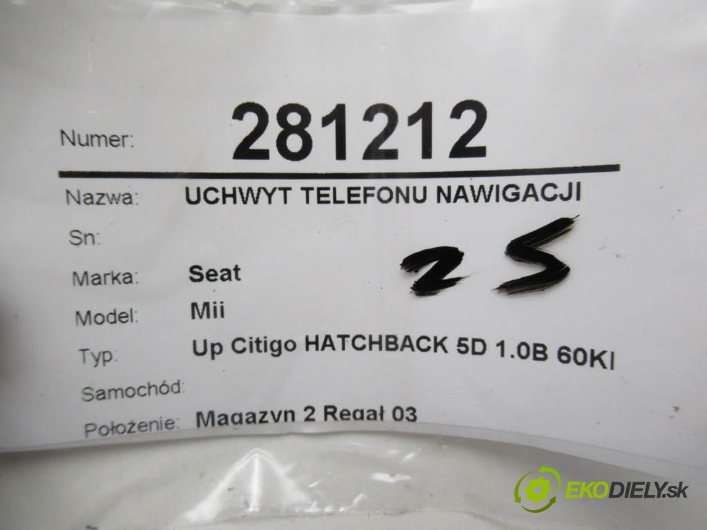 Seat Mii    Up Citigo HATCHBACK 5D 1.0B 60KM 11-  Držiak telefónu navigácie 1S0035936D