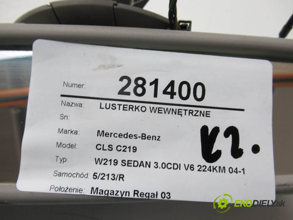 Mercedes-Benz CLS C219  2006 224KM W219 SEDAN 3.0CDI V6 224KM 04-10 3000 Spätné zrkadlo vnútorné 2198110107 (Spätné zrkadlá vnútorné)