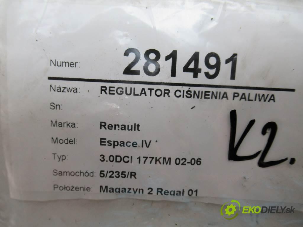 Renault Espace IV  2004 130kw 3.0DCI 177KM 02-06 3000 Regulátor tlaku paliva  (Ostatné)