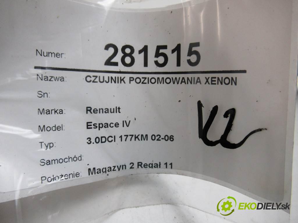 Renault Espace IV    3.0DCI 177KM 02-06  Snímač nastavenia XENON 8200022012 (Snímače)