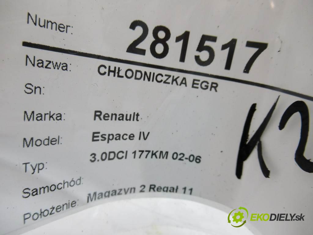 Renault Espace IV    3.0DCI 177KM 02-06  Chladič EGR  (EGR ventily)