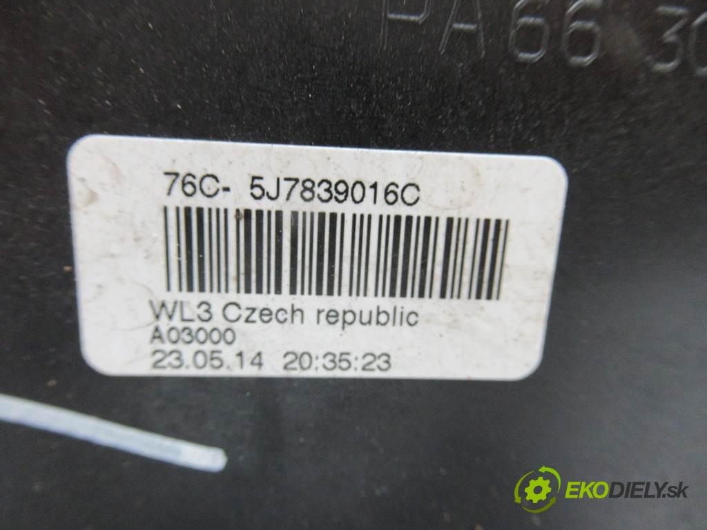 Skoda Roomster LIFT  2014 63KW 1.2TSI 86KM 10-15 1197 zámok zadní část pravý 5J7839016C