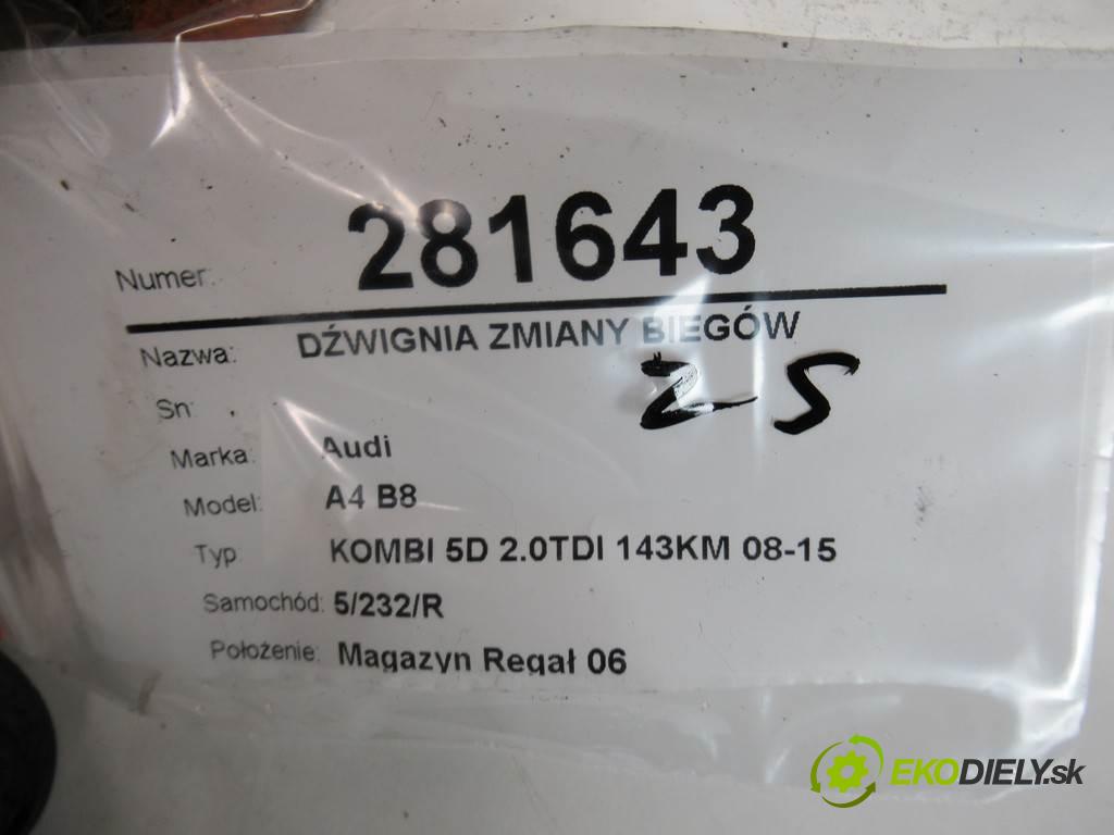 Audi A4 B8  2010  KOMBI 5D 2.0TDI 143KM 08-15 2000 Kulisa - - 8K0711025K (Rýchlostné páky / kulisy)