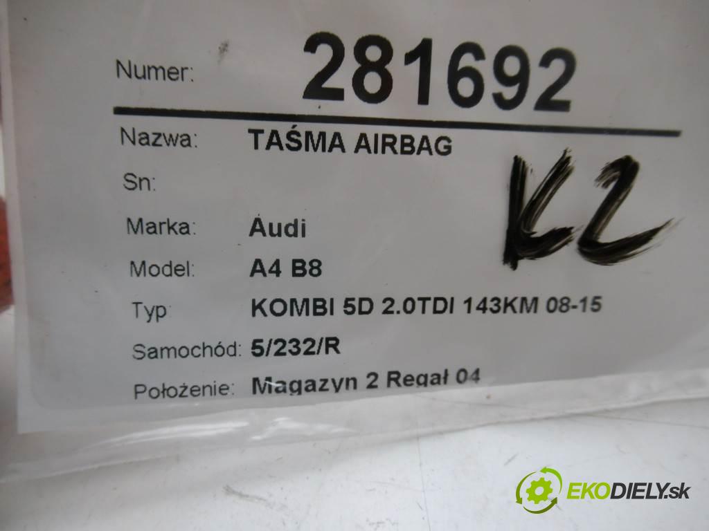 Audi A4 B8  2010  KOMBI 5D 2.0TDI 143KM 08-15 2000 Krúžok, slimák airbag 8K0953568F (Airbagy)