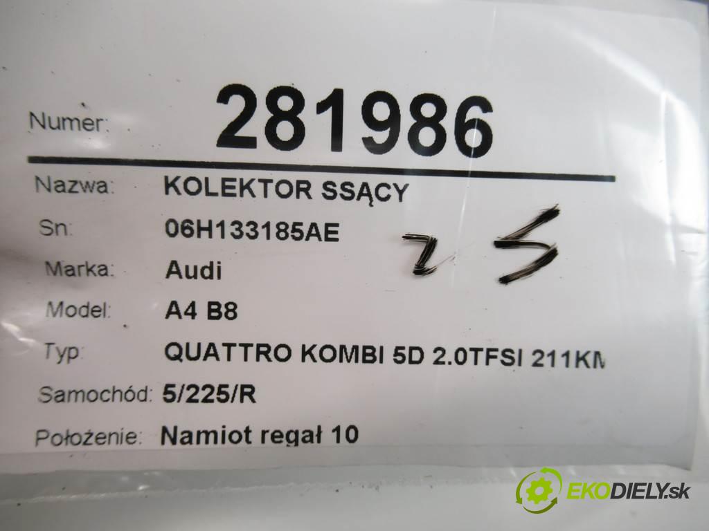 Audi A4 B8  2009 155KW QUATTRO KOMBI 5D 2.0TFSI 211KM 08-15 2000 Potrubie sacie, sanie 06H133185AE (Sacie potrubia)