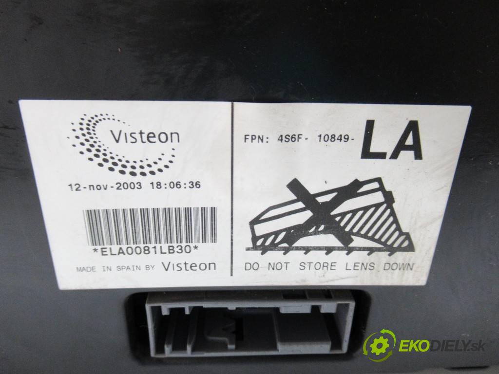 Ford Fusion  2003 50 kW 1.4TDCI 68KM 02-05 1400 Prístrojovka 4S6F-10849-LA (Prístrojové dosky, displeje)