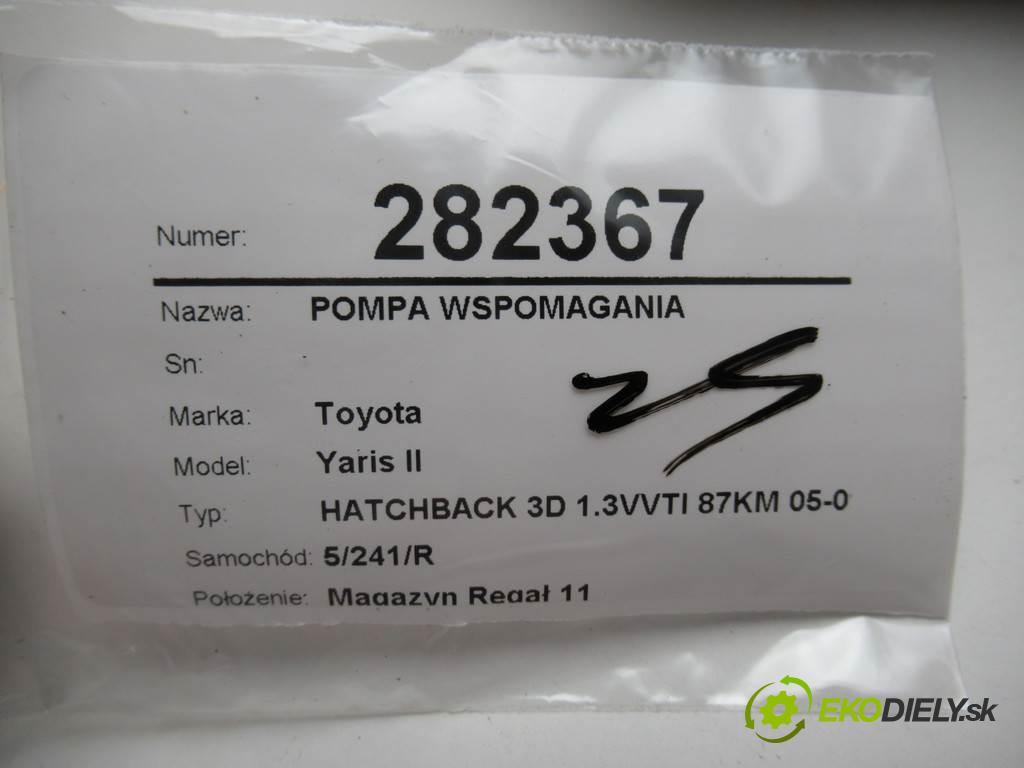 Toyota Yaris II  2007 64 kW HATCHBACK 3D 1.3VVTI 87KM 05-09 1300 pumpa servočerpadlo 45200-0D090 (Servočerpadlá, pumpy řízení)