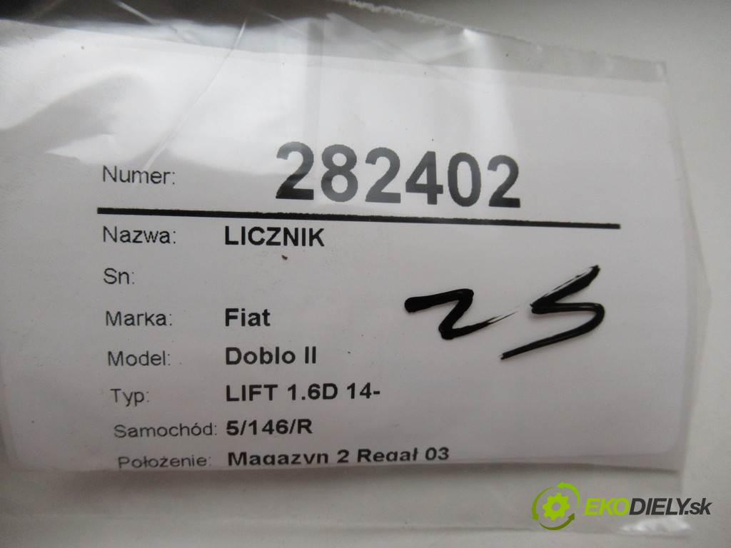 Fiat Doblo II  2016 77 kW LIFT 1.6D 14- 1600 Prístrojovka 0520428490 (Prístrojové dosky, displeje)