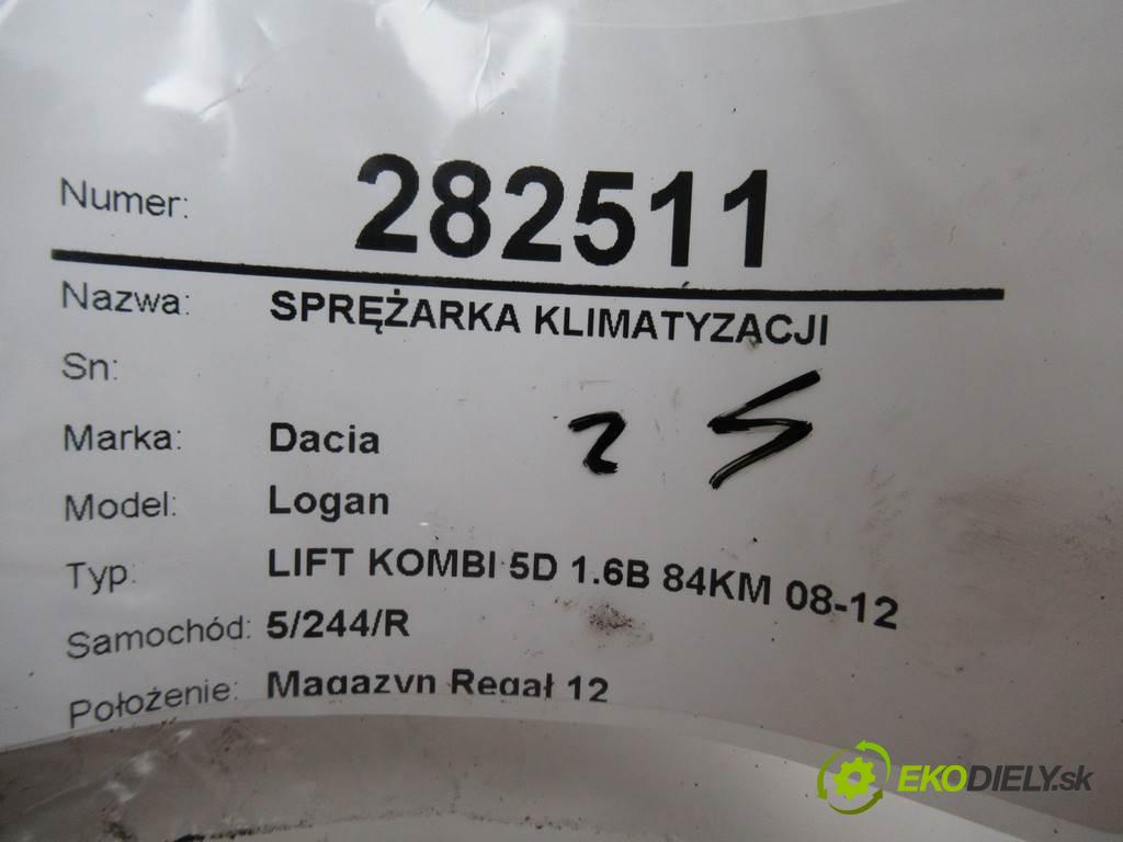 Dacia Logan  2010 64kW LIFT KOMBI 5D 1.6B 84KM 08-12 1600 Kompresor klimatizácie 926000097R (Kompresory klimatizácie)