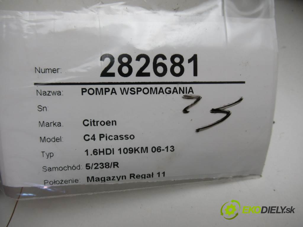 Citroen C4 Picasso  2007 80 kW 1.6HDI 109KM 06-13 1600 Pumpa servočerpadlo 9684252580 (Servočerpadlá, pumpy riadenia)