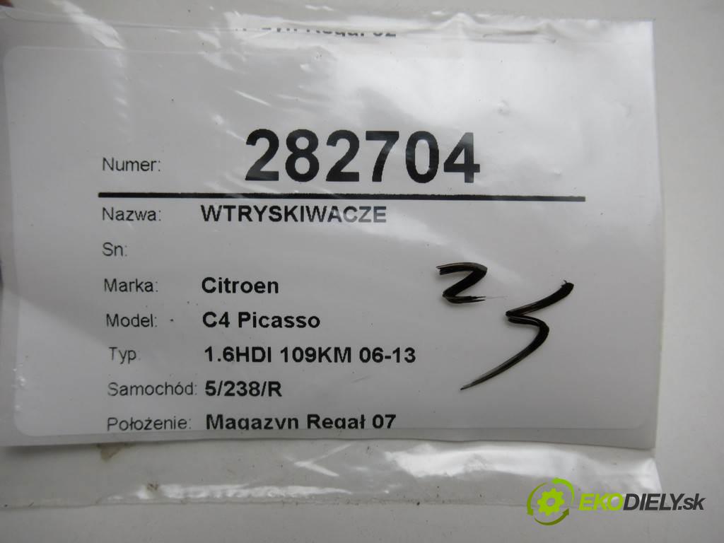 Citroen C4 Picasso  2007 80 kW 1.6HDI 109KM 06-13 1600 vstřikovací ventily 0445110259