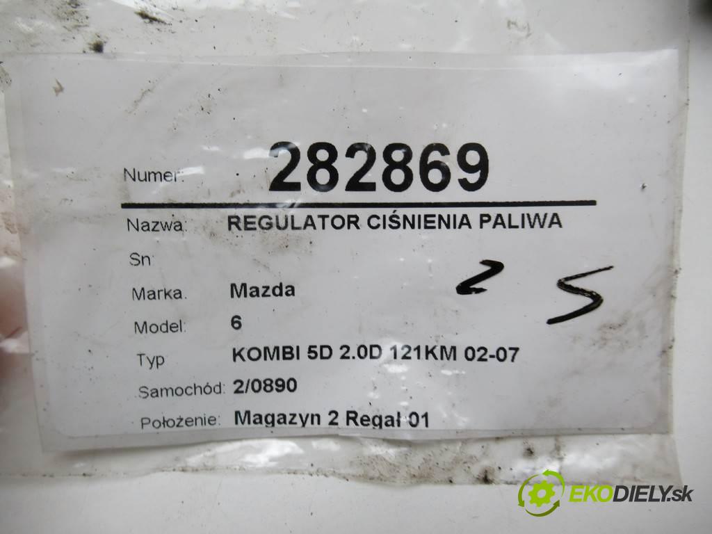 Mazda 6  2003 89 kW KOMBI 5D 2.0D 121KM 02-07 2000 Regulátor tlaku paliva  (Ostatné)