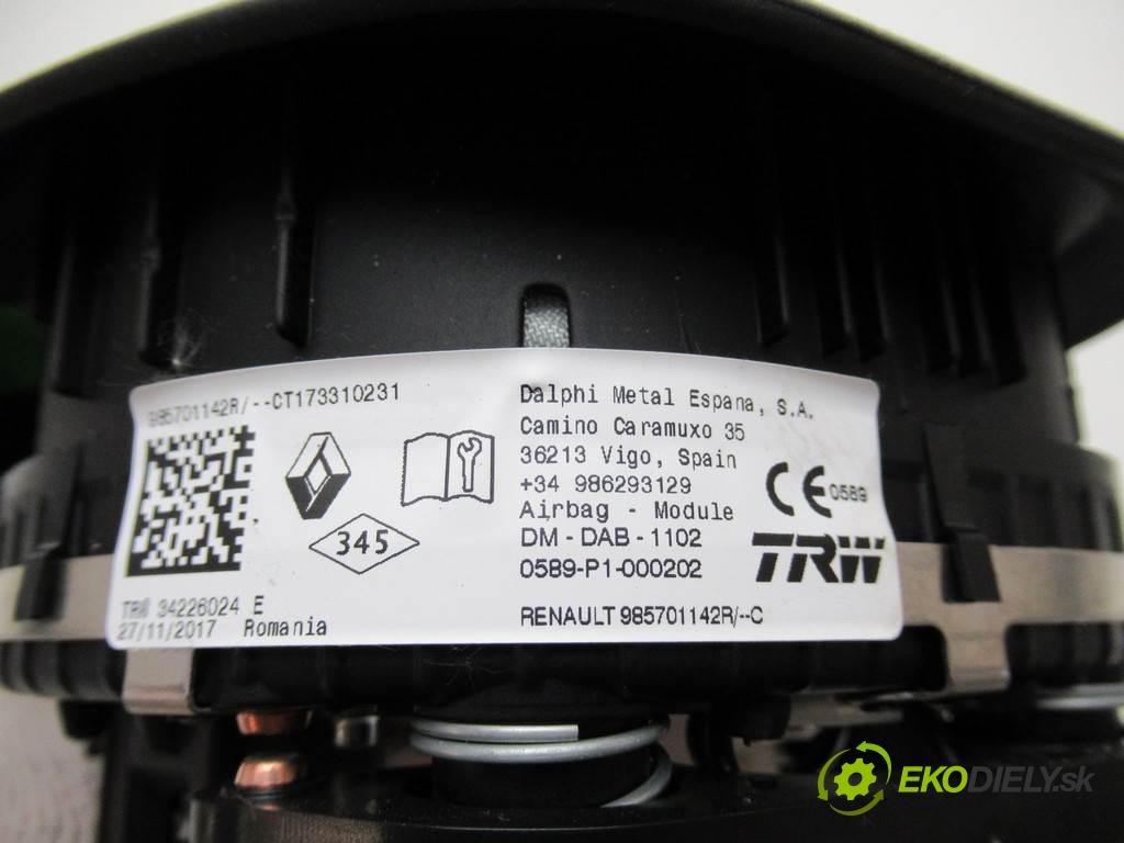 Dacia Sandero II  2017 66KW LIFT 0.9 TCE 76KM 16- 900 AirBag - volantu 985701142R (Airbagy)
