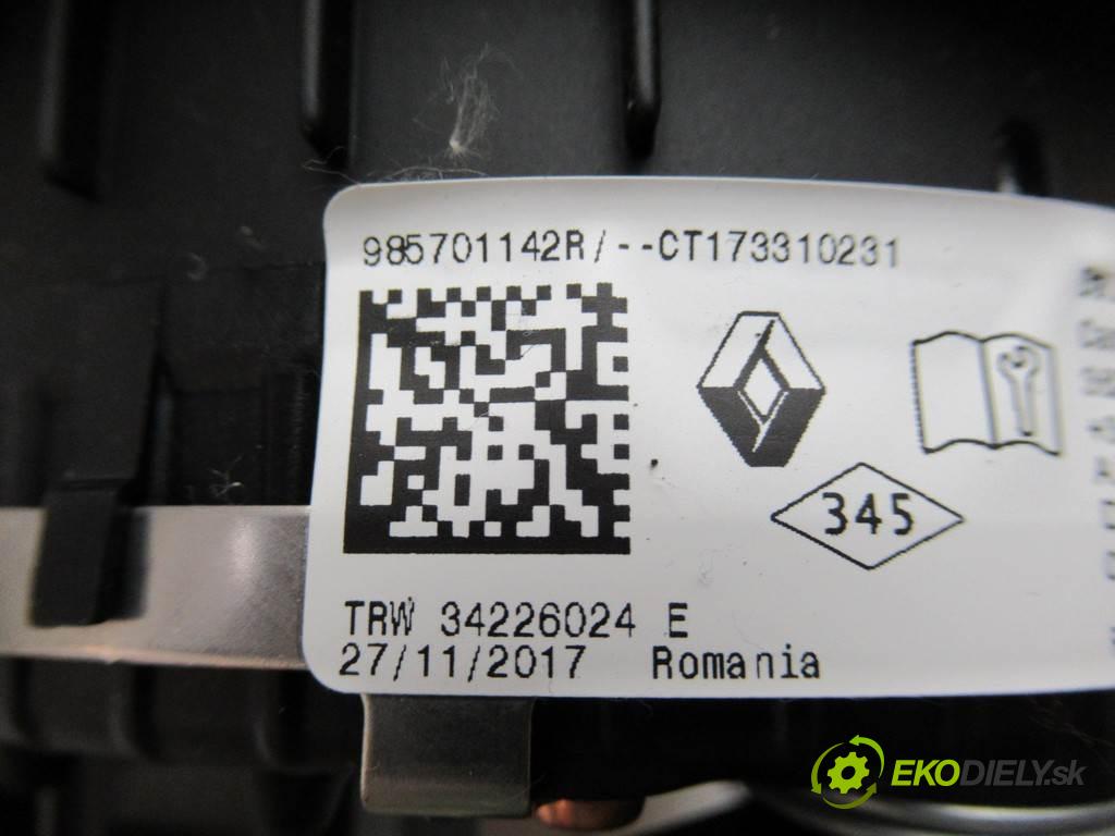 Dacia Sandero II  2017 66KW LIFT 0.9 TCE 76KM 16- 900 AirBag - volantu 985701142R (Airbagy)