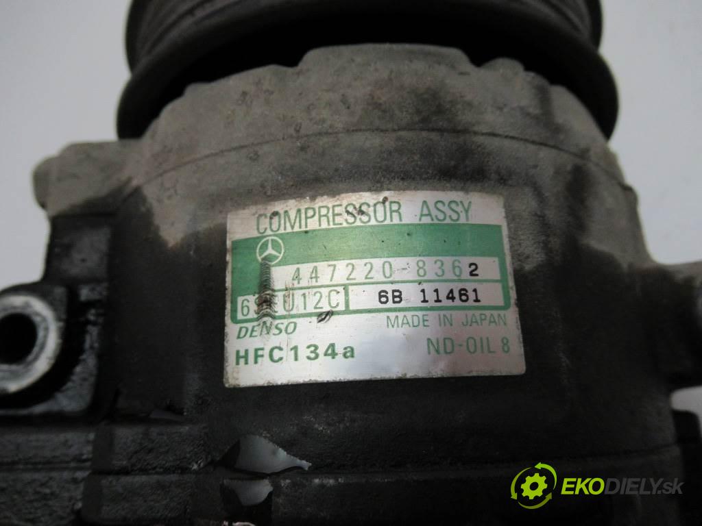 Mercedes-Benz W168  2000 75 kW 1.6B 102KM 97-04 1600 kompresor klimatizace 447220-8362 (Kompresory)