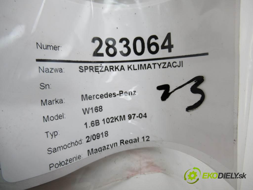 Mercedes-Benz W168  2000 75 kW 1.6B 102KM 97-04 1600 kompresor klimatizace 447220-8362 (Kompresory)