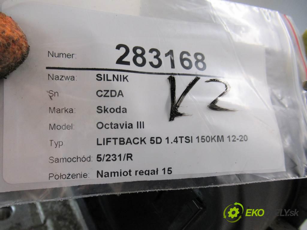 Skoda Octavia III  2016 110 kW LIFTBACK 5D 1.4TSI 150KM 12-20 1400 Motor CZDA (Motory (kompletné))