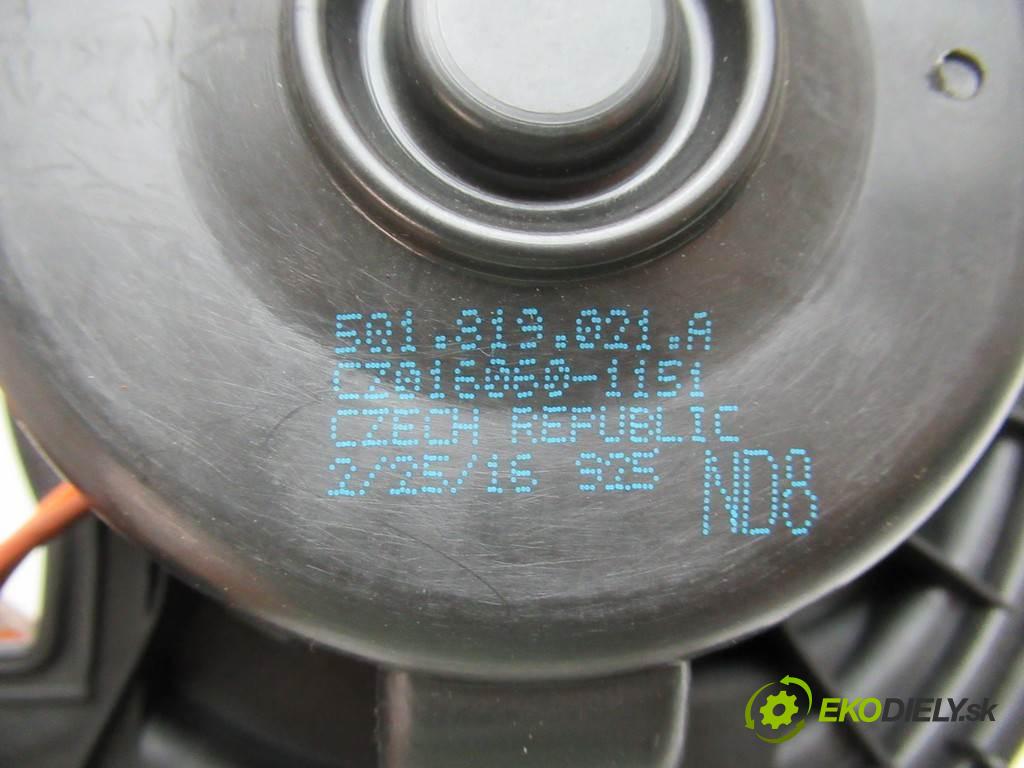 Skoda Octavia III  2016 110 kW LIFTBACK 5D 1.4TSI 150KM 12-20 1400 ventilátor - topení 5Q1819021A (Ventilátory topení)