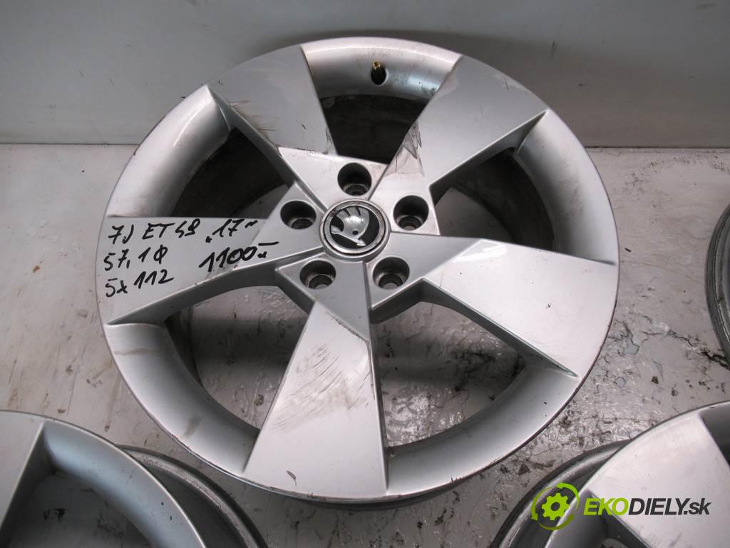 Skoda     17 7J 5X112 ET49  disky hliníkové - 17  (Hliníkové)