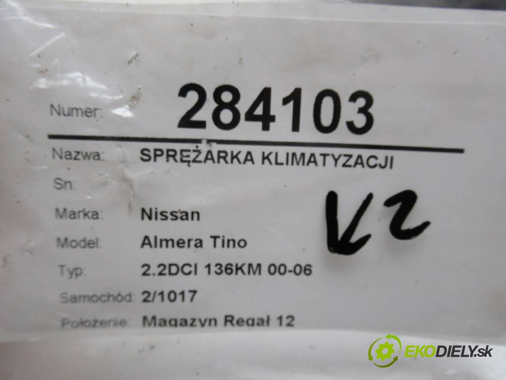 Nissan Almera Tino  2002 84kw 2.2DCI 136KM 00-06 2184 Kompresor klimatizácie  (Kompresory klimatizácie)