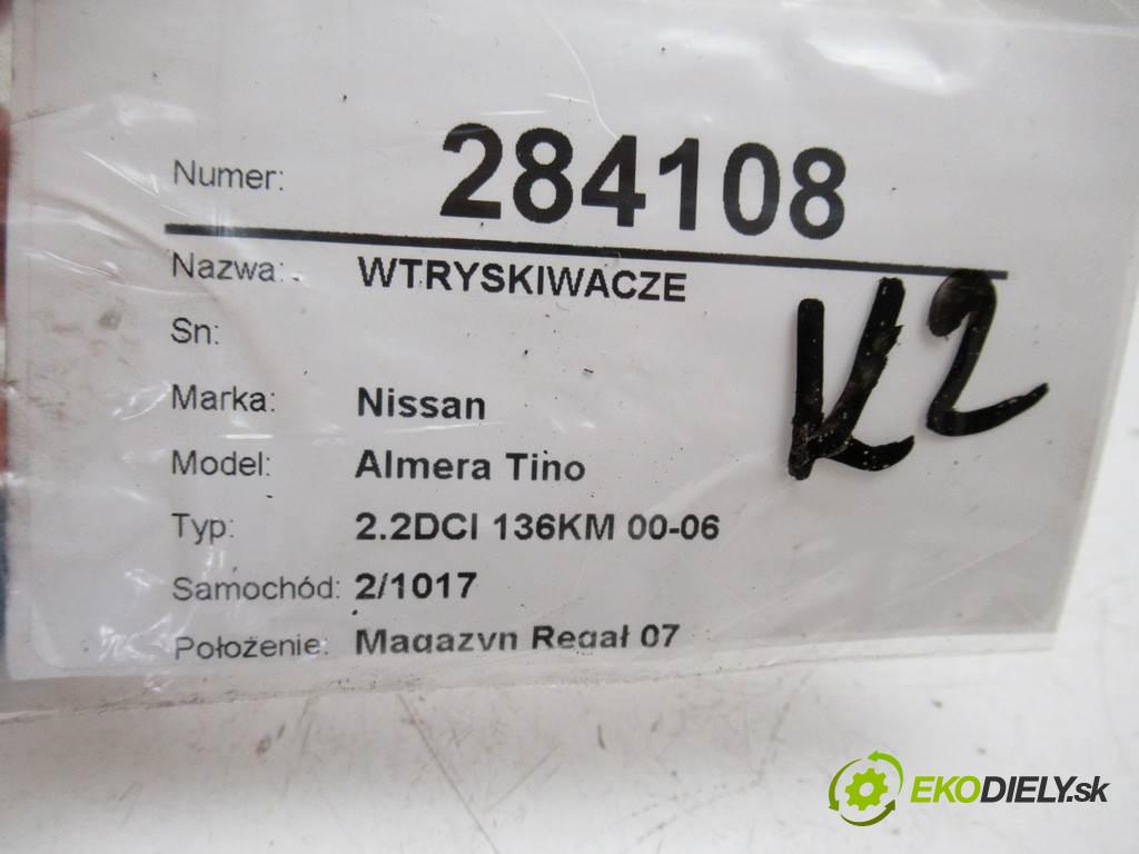 Nissan Almera Tino  2002 84kw 2.2DCI 136KM 00-06 2184 Vstrekovacie ventily YD22  (Vstrekovacie ventily)