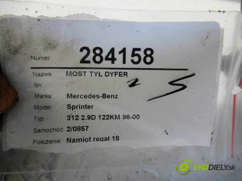 Mercedes-Benz Sprinter  1998 89 kW 312 2.9D 122KM 96-00 2900 Most zad ,diferenciál  (Zadné)