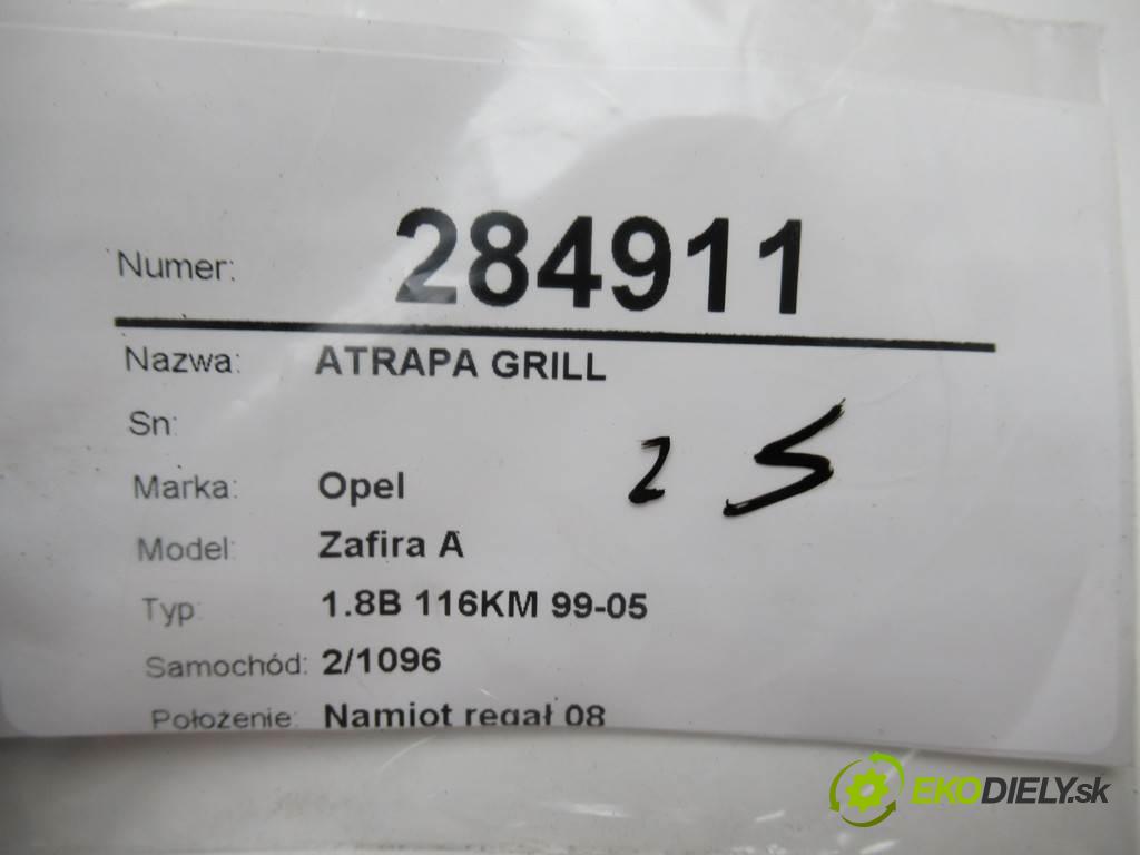 Opel Zafira A  1999 85 kW 1.8B 116KM 99-05 1800 Mriežka maska 90580685 (Mriežky, masky)