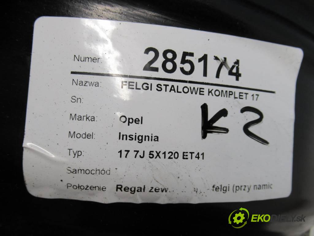 Opel Insignia    17 7J 5X120 ET41  disky plechové 17