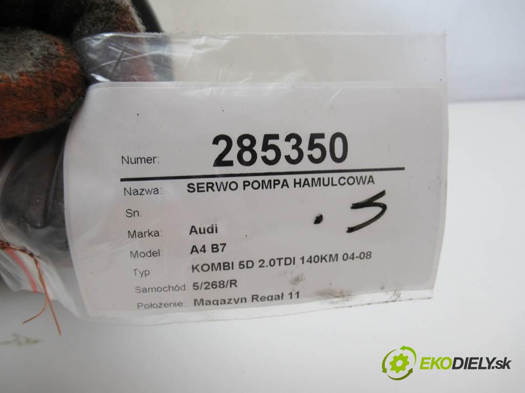 Audi A4 B7  2006 103 kW KOMBI 5D 2.0TDI 140KM 04-08 2000 Posilovač Pumpa brzdová 8E0612105AB (Posilňovače bŕzd)