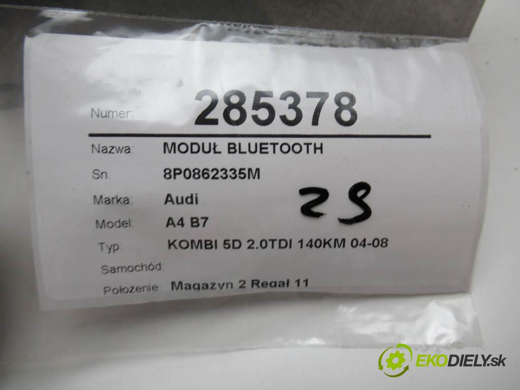 Audi A4 B7    KOMBI 5D 2.0TDI 140KM 04-08  Modul BLUETOOTH 8P0862335M (Ostatné)