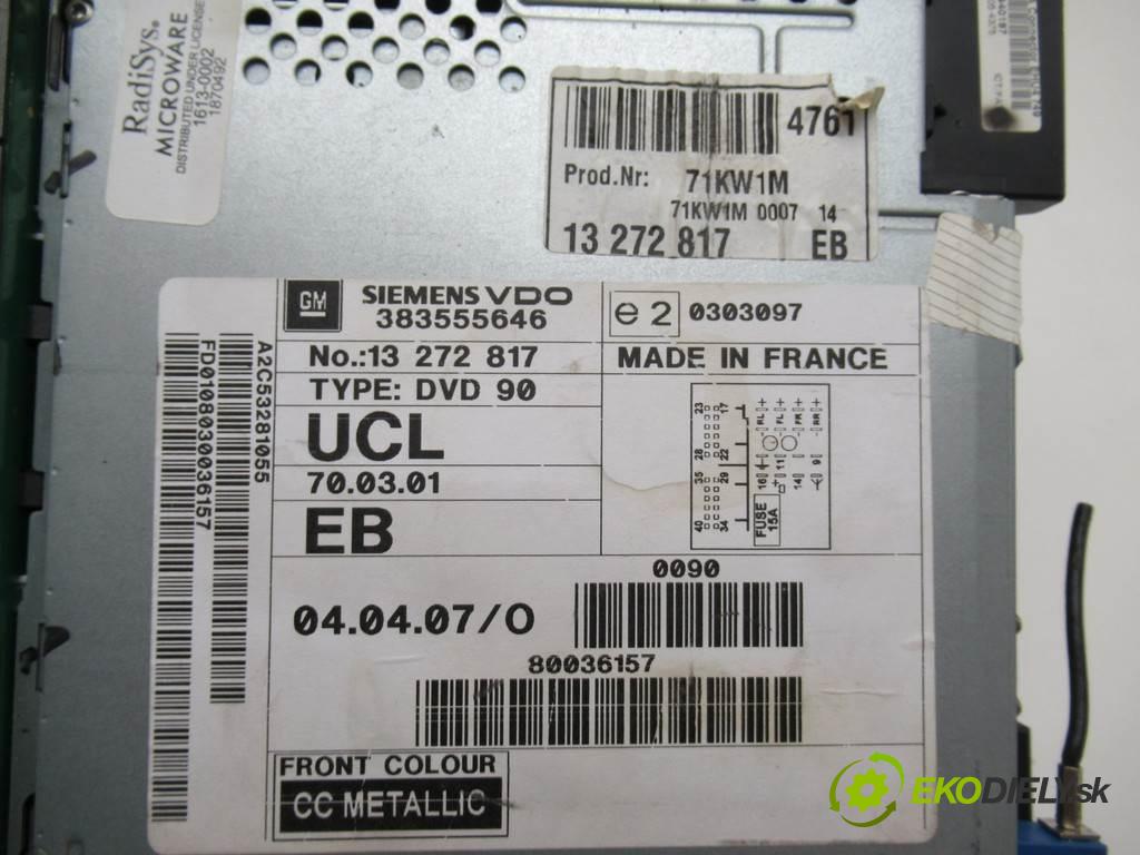 Opel Vectra C  2002 90 kW SEDAN 4D 1.8B 122KM 02-08 1800 RADIO DVD 90 13272817