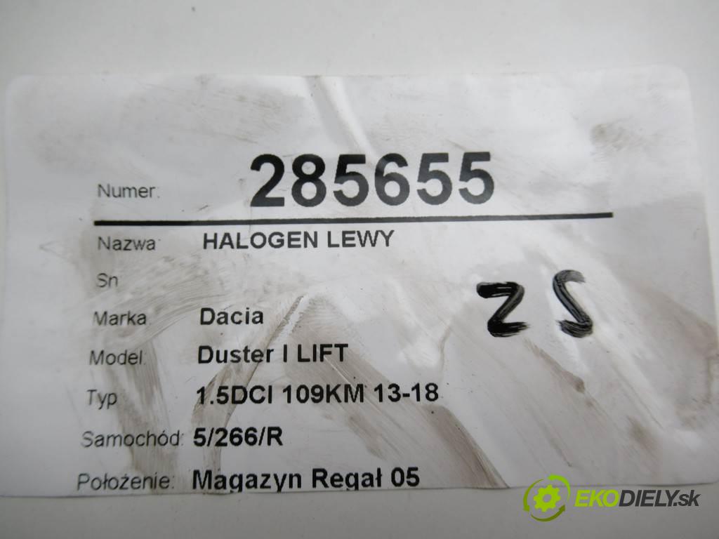 Dacia Duster I LIFT  2014 80 kW 1.5DCI 109KM 13-18 1500 hmlové svetlo, hmlovka levý 261500097R