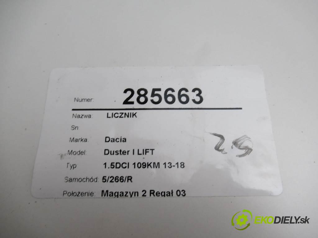 Dacia Duster I LIFT  2014 80 kW 1.5DCI 109KM 13-18 1500 Prístrojovka 248102645R (Prístrojové dosky, displeje)