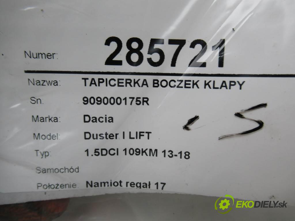 Dacia Duster I LIFT    1.5DCI 109KM 13-18  tapacír ča dveří 909000175R
