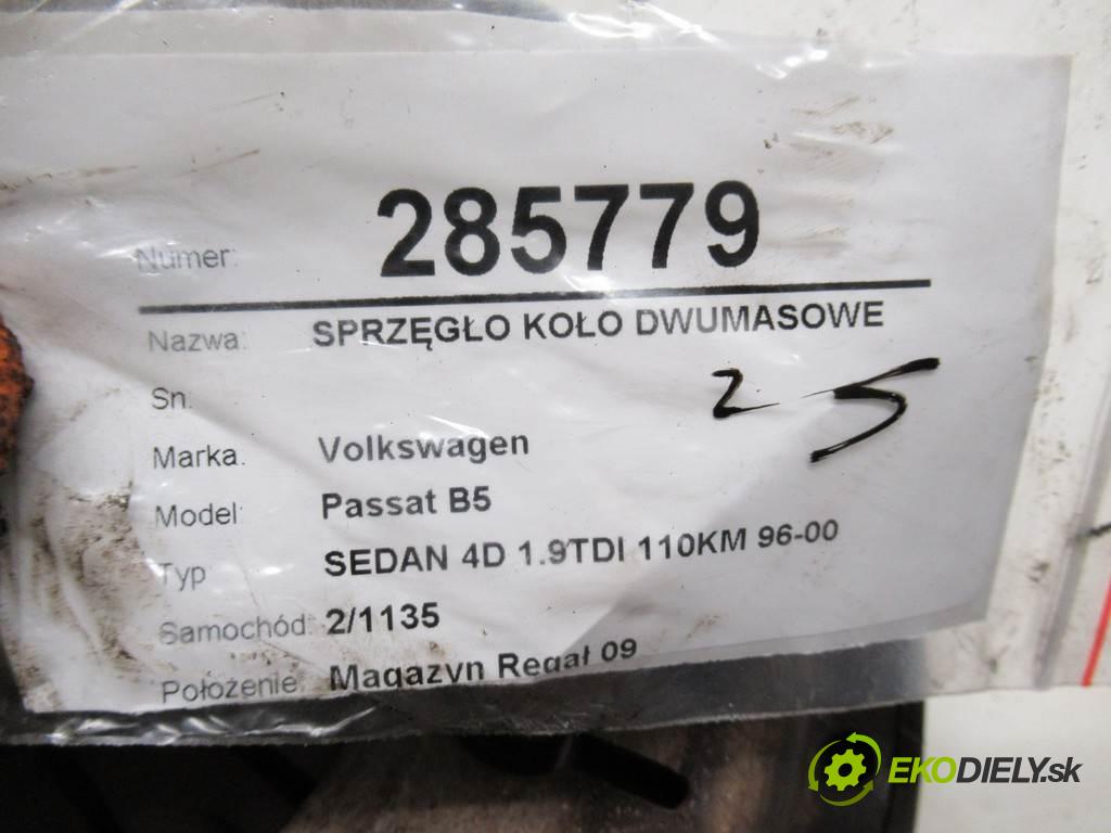 Volkswagen Passat B5  1997 81 kW SEDAN 4D 1.9TDI 110KM 96-00 1900 spojková sada bez ložiska kolo dvojhmota AFN (Dvojhmotné setrvačníky)