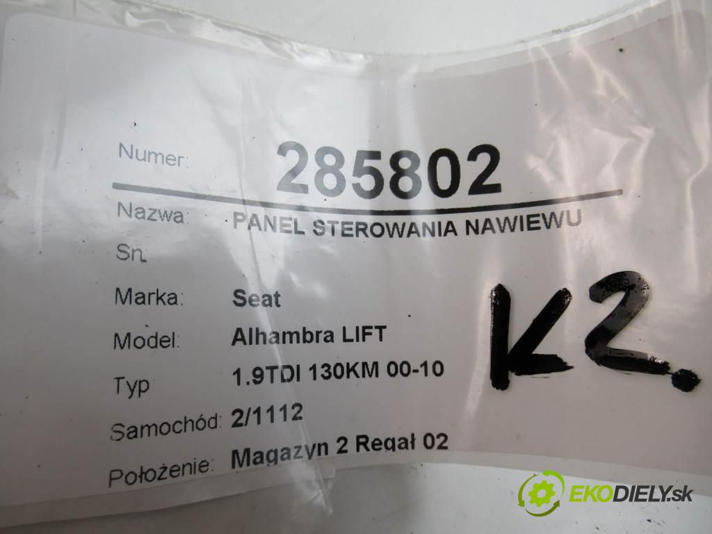 Seat Alhambra LIFT  2003 96 kW 1.9TDI 130KM 00-10 1900 Panel ovládania kúrenia 7M7907040E (Prepínače, spínače, tlačidlá a ovládače kúrenia)